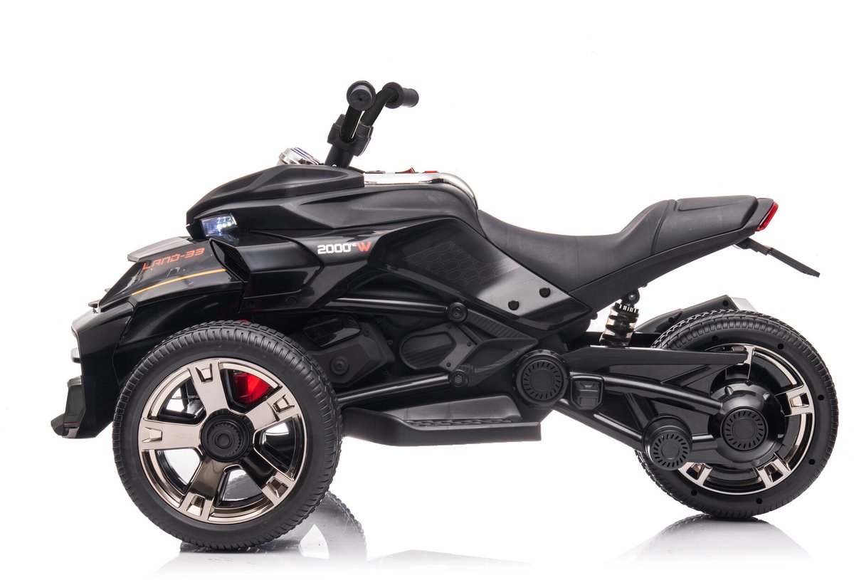 Elektrische kinder Trike Spyder 24V Zwart Speelgoedaccuvoertuig kopen online