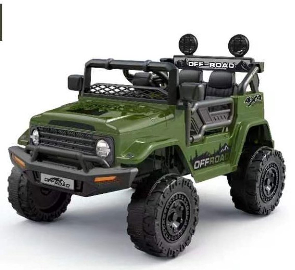 Elektrische Kinderauto 12V met Afstandsbediening - Accuvoertuig met Bluetooth, LED Verlichting & Vering - 3 Snelheden - Speelgoedauto voor Jongens & Meisjes Speelgoedaccuvoertuig kopen online