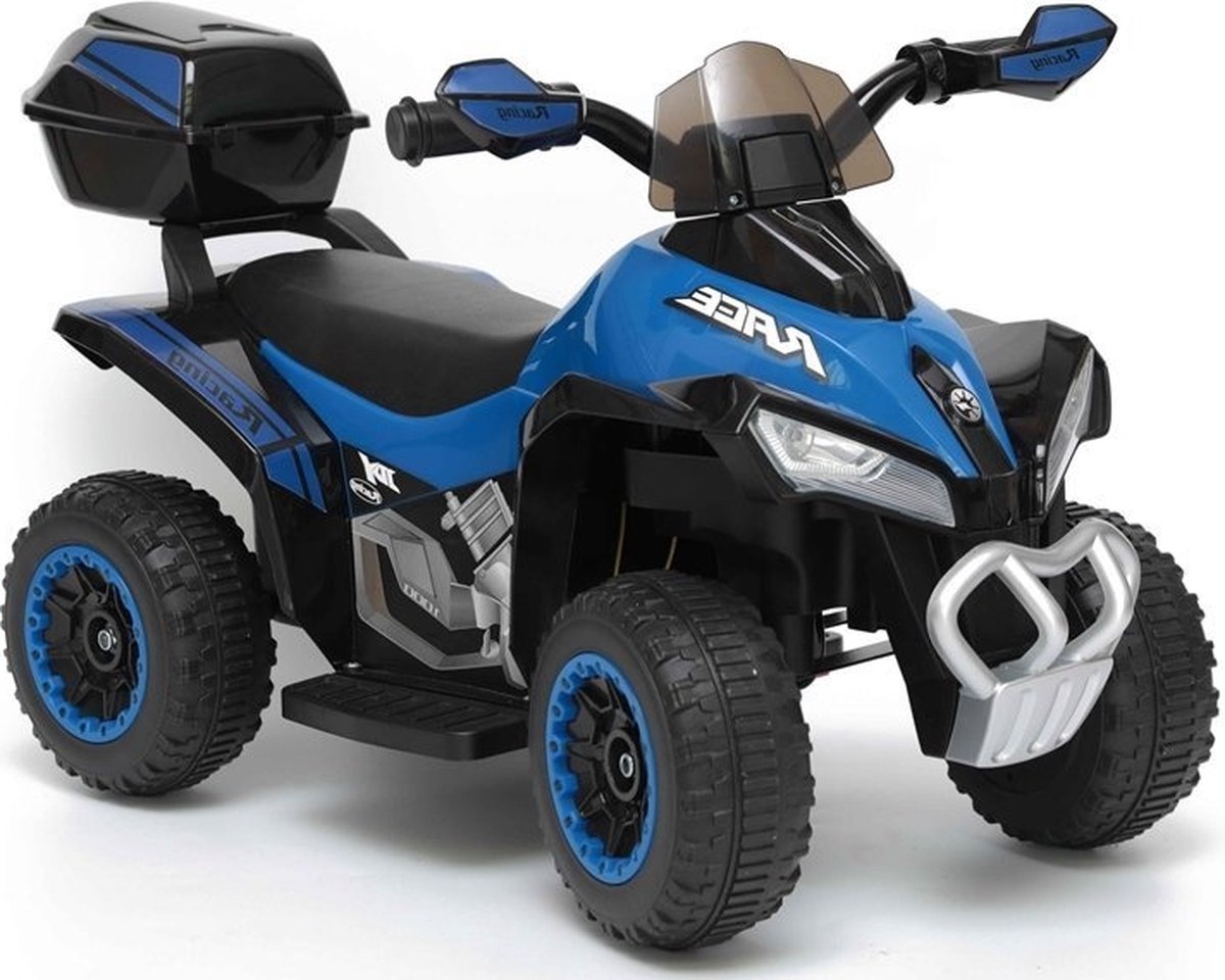 Elektrische quad - 78.5x40.5x46 cm - tot 3 km/u - blauw Speelgoedaccuvoertuig kopen online