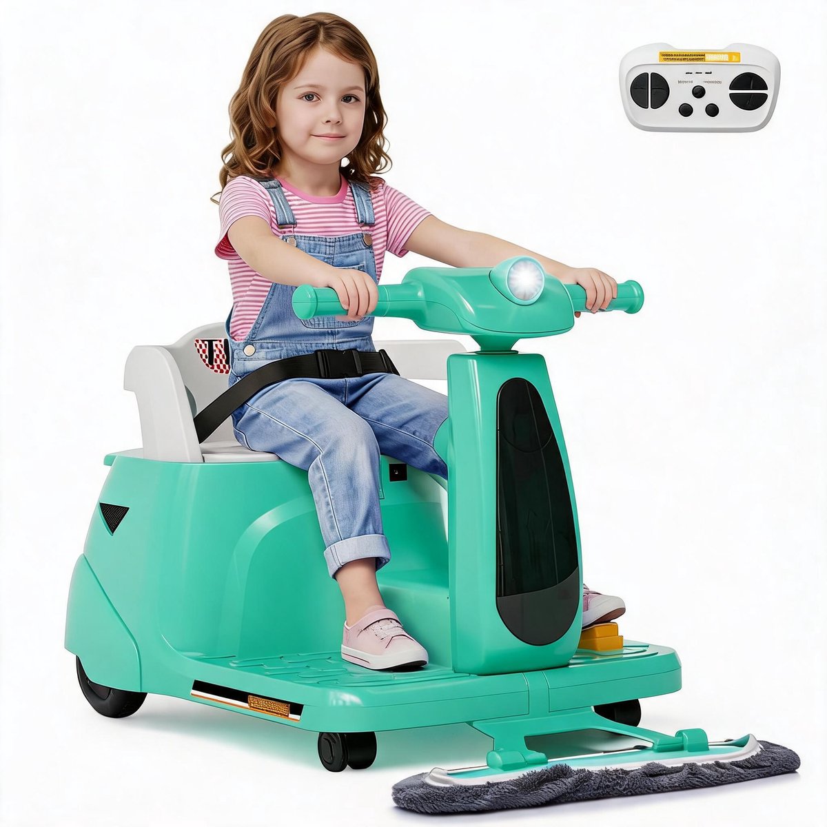 Elektrische tweezitter kinderauto – 12V ride-on auto met 2 stoelen voor broertjes en zusjes – Groene speelgoedauto met afstandsbediening, veiligheidsgordel, vooruit/achteruit – WH502 Speelgoedaccuvoertuig kopen online