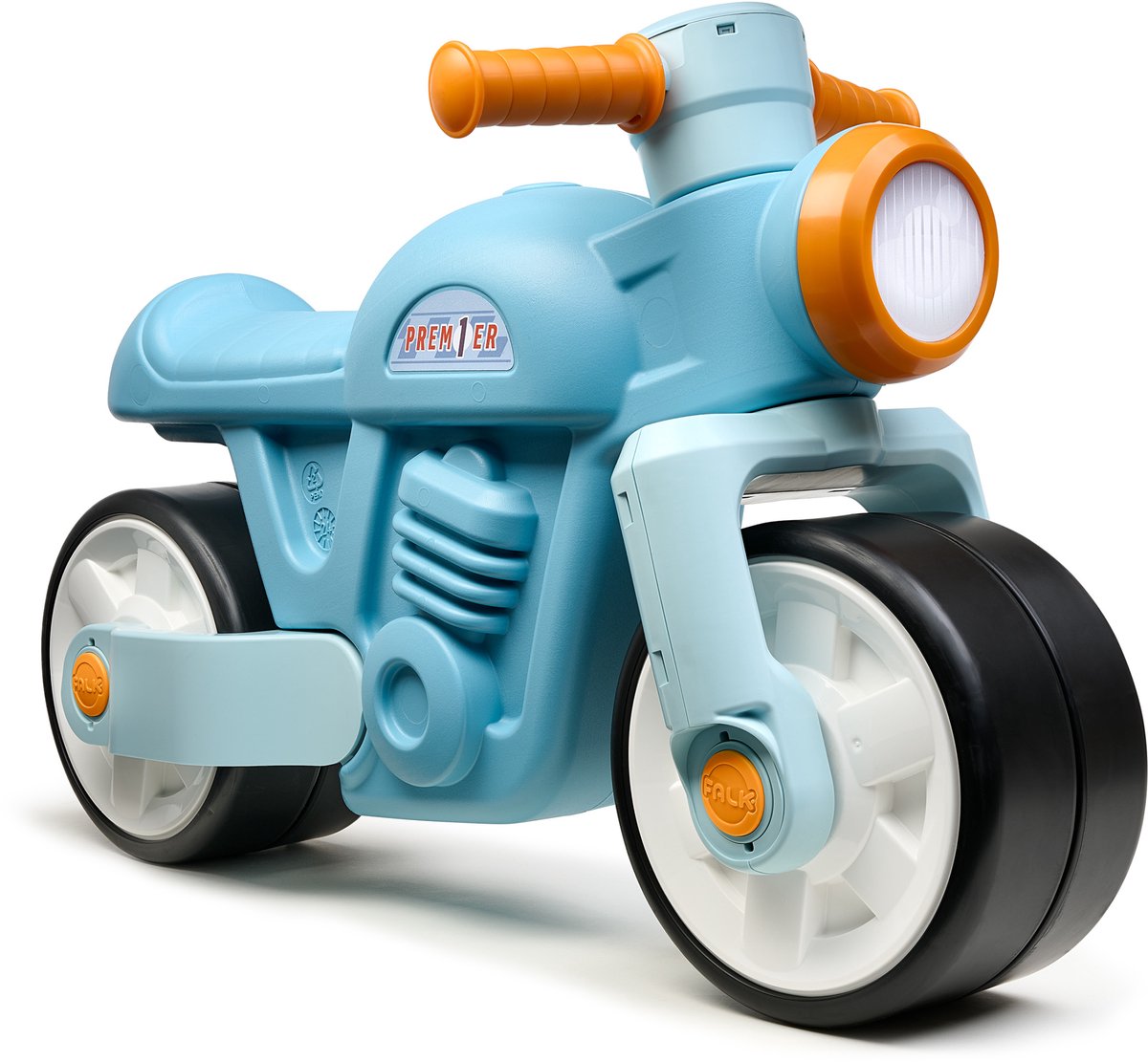 FALK - Loopfiets in motorfietsvorm voor kinderen - Stuur met wendbaarheid - Brede, geruisloze wielen - Vanaf 12 maanden - Gemaakt in Frankrijk - Blauw - 452S Loopauto kopen online