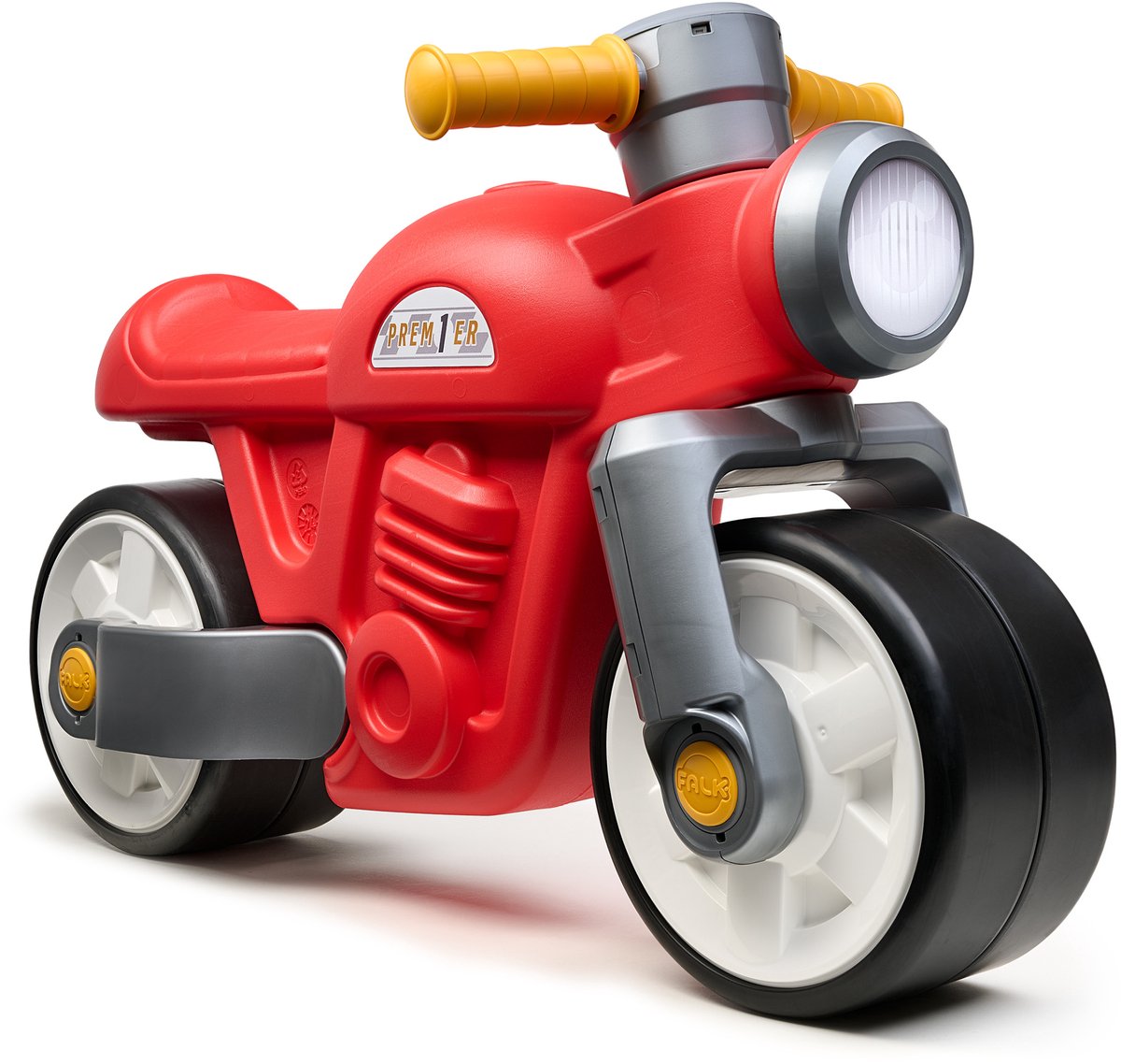 FALK - Loopfiets in motorfietsvorm voor kinderen - Stuur met wendbaarheid - Brede, geruisloze wielen - Vanaf 12 maanden - Gemaakt in Frankrijk - Rood - 450S Loopauto kopen online