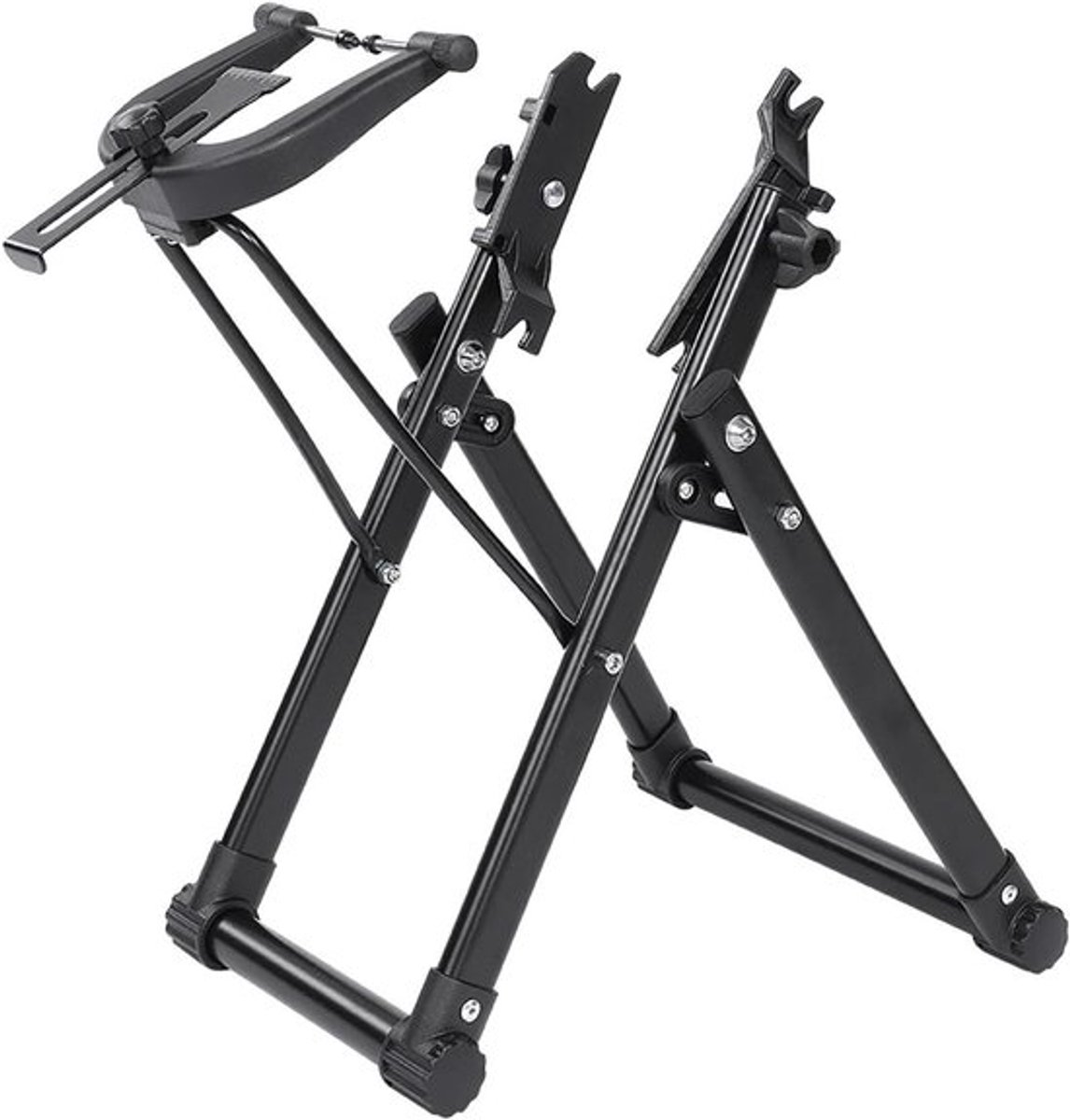 fiets wieltruingstand wiel onderhoud opvouwbaar professioneel duurzaam fietsen accessoire geschikt voor alle modellen en kleuren