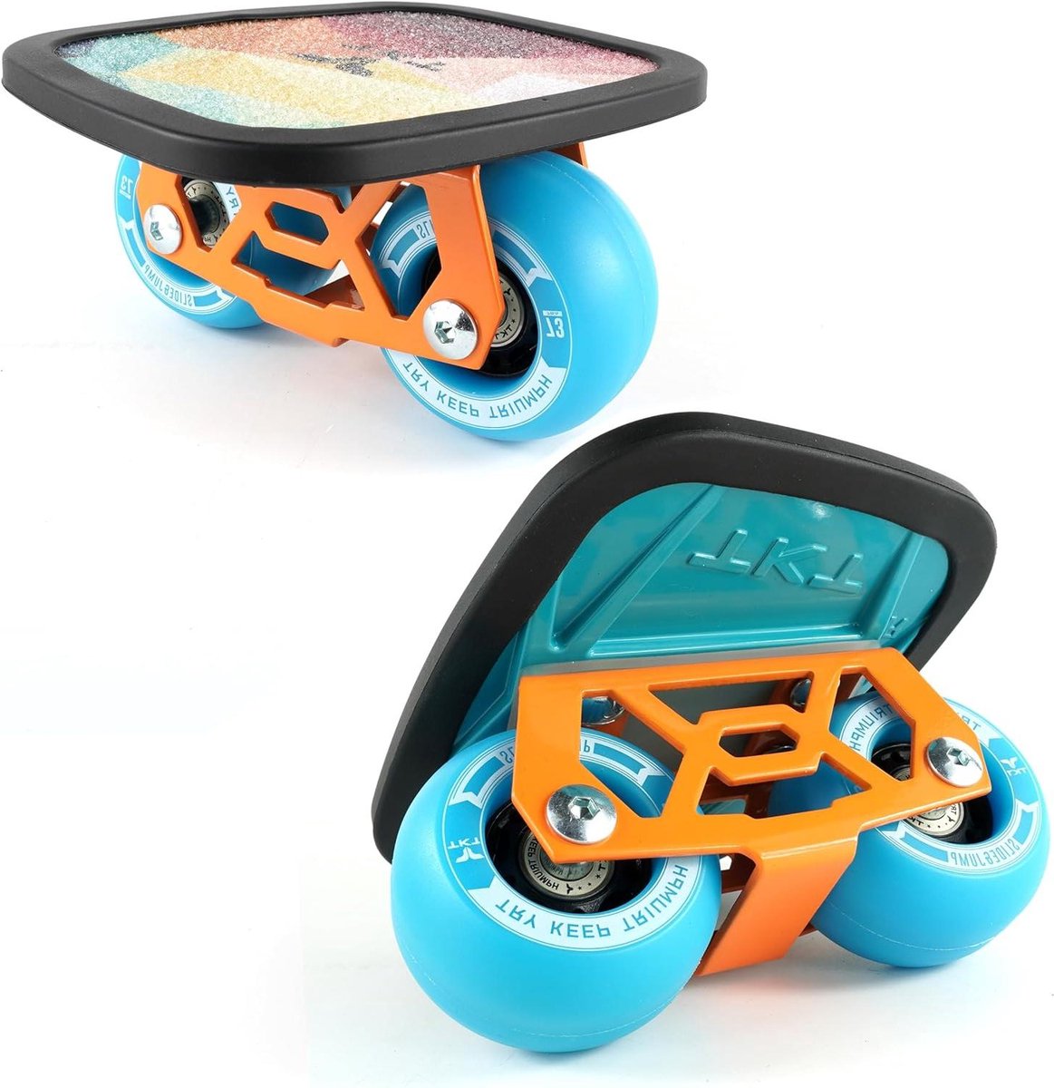 Freeskates Aluminium - Split Skateboard Driftboard - Street Cruising - Aluminium Deck Stabiliteit - 73x43mm Wielen - Gekleurd Skateonderdeel kopen online