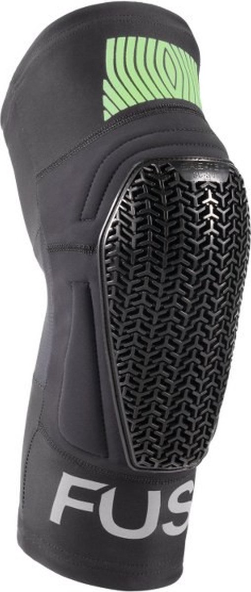fuse omega pocket kniebeschermer bmx volwassenen zwart neon geel xxxl