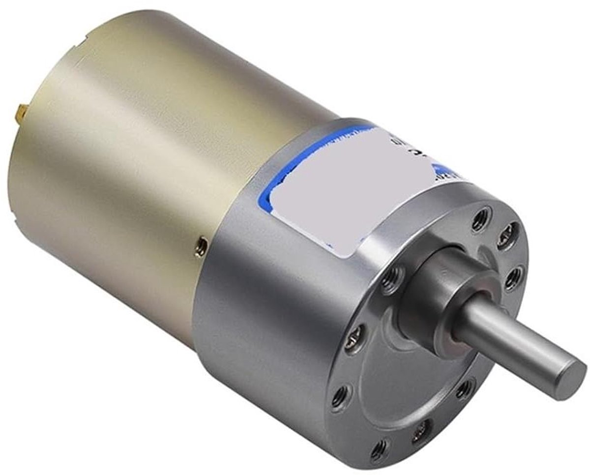 gelijkstroom motor motor met reductie langzame beweging snelheid regelbaar 35 tpm zwart