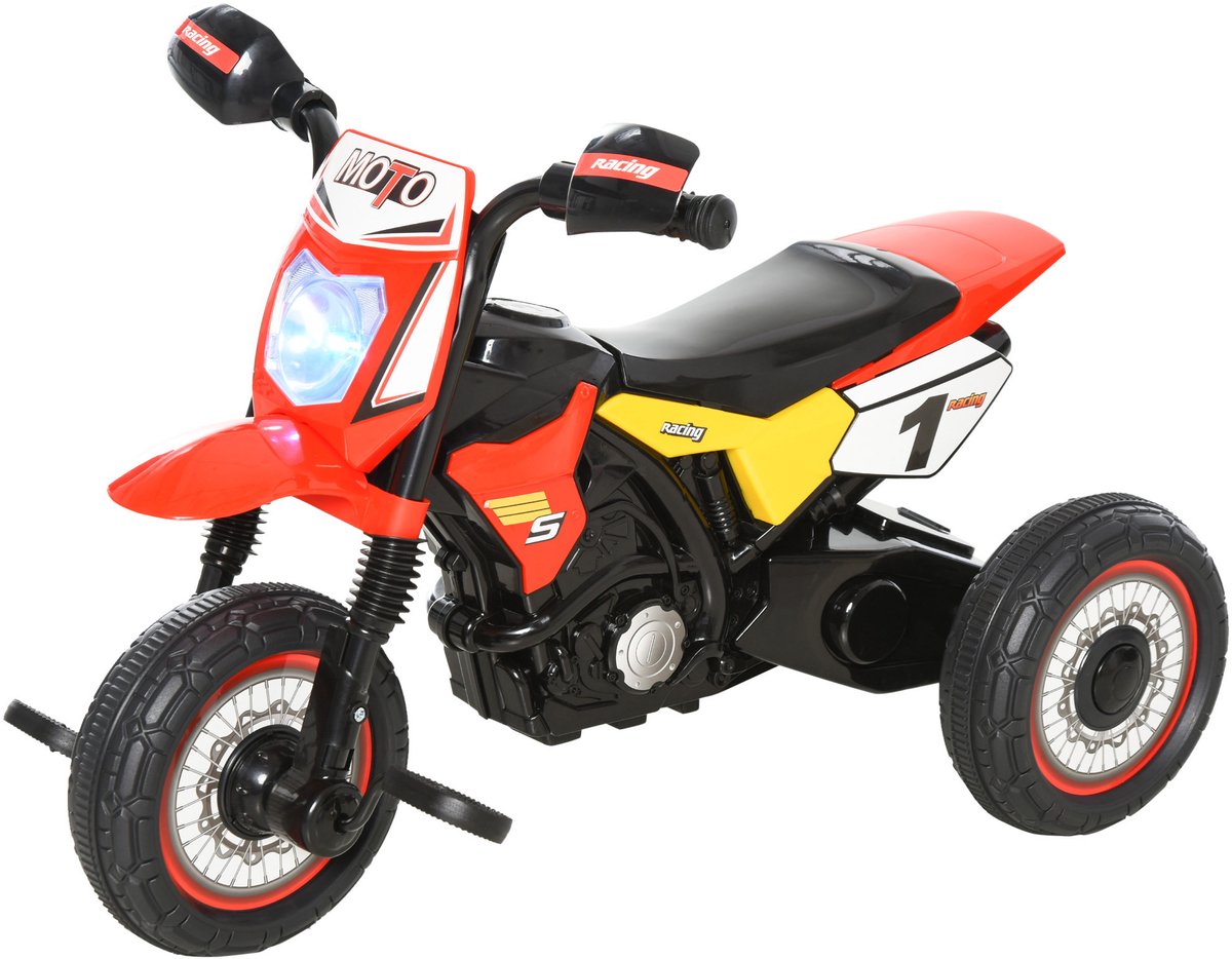 HOMCOM Kinderdriewieler - Kunststof - 71x40x51cm - Rood Driewieler kopen online