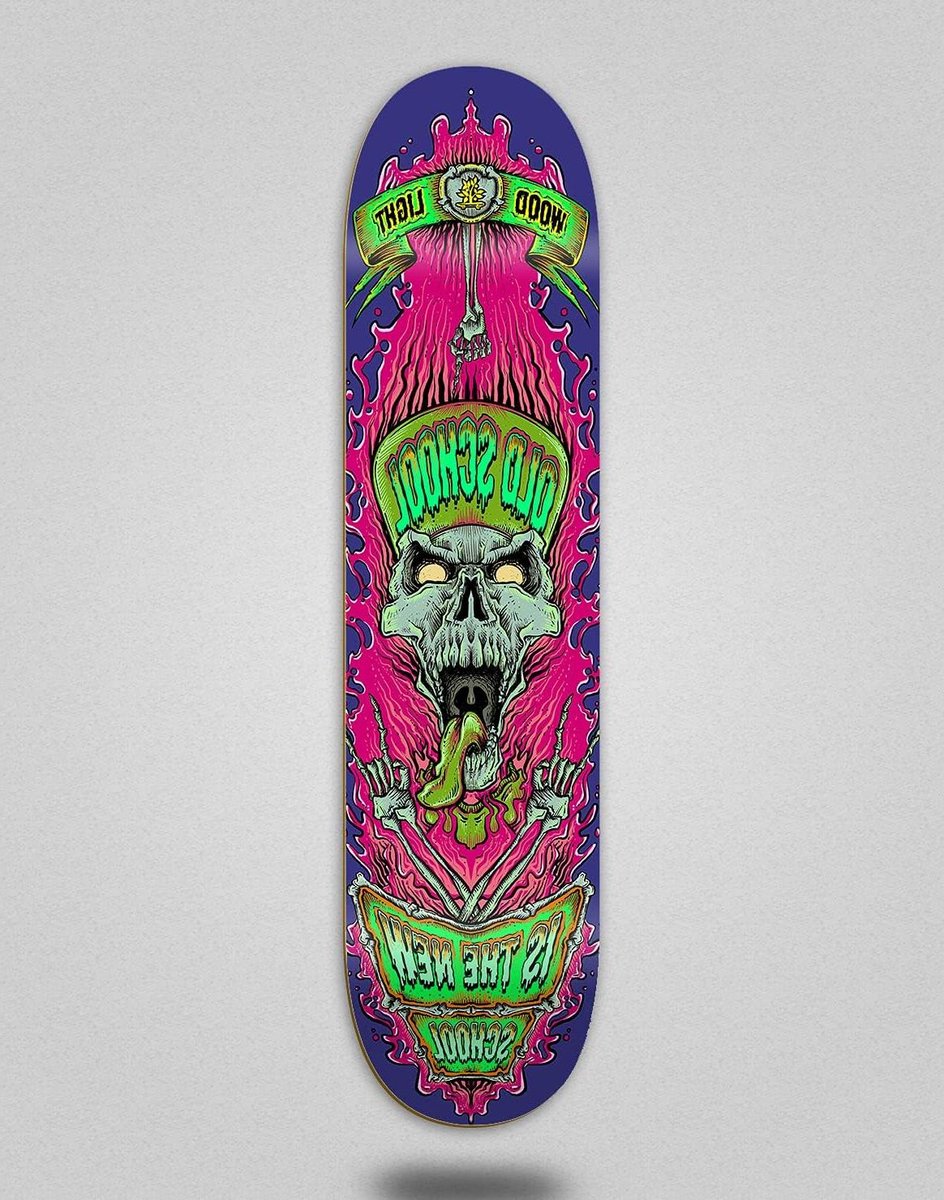 houten skateboard deck nieuwe school street skaten 8 25 inch breed 8 25 inch blauw