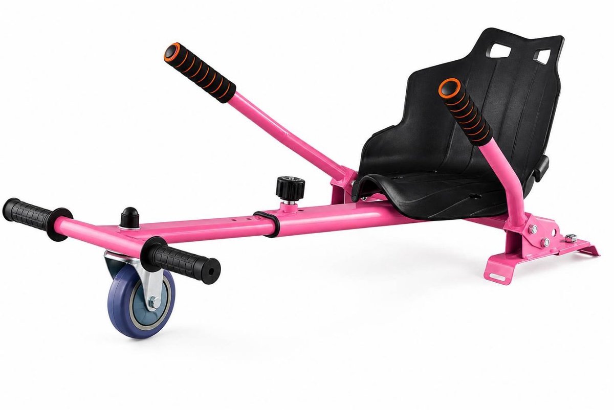 hoverboard kart zitje 6 5 10 inch verstelbare hoverkart met stuur go kart seat voor kinderen volwassenen roze hover seat