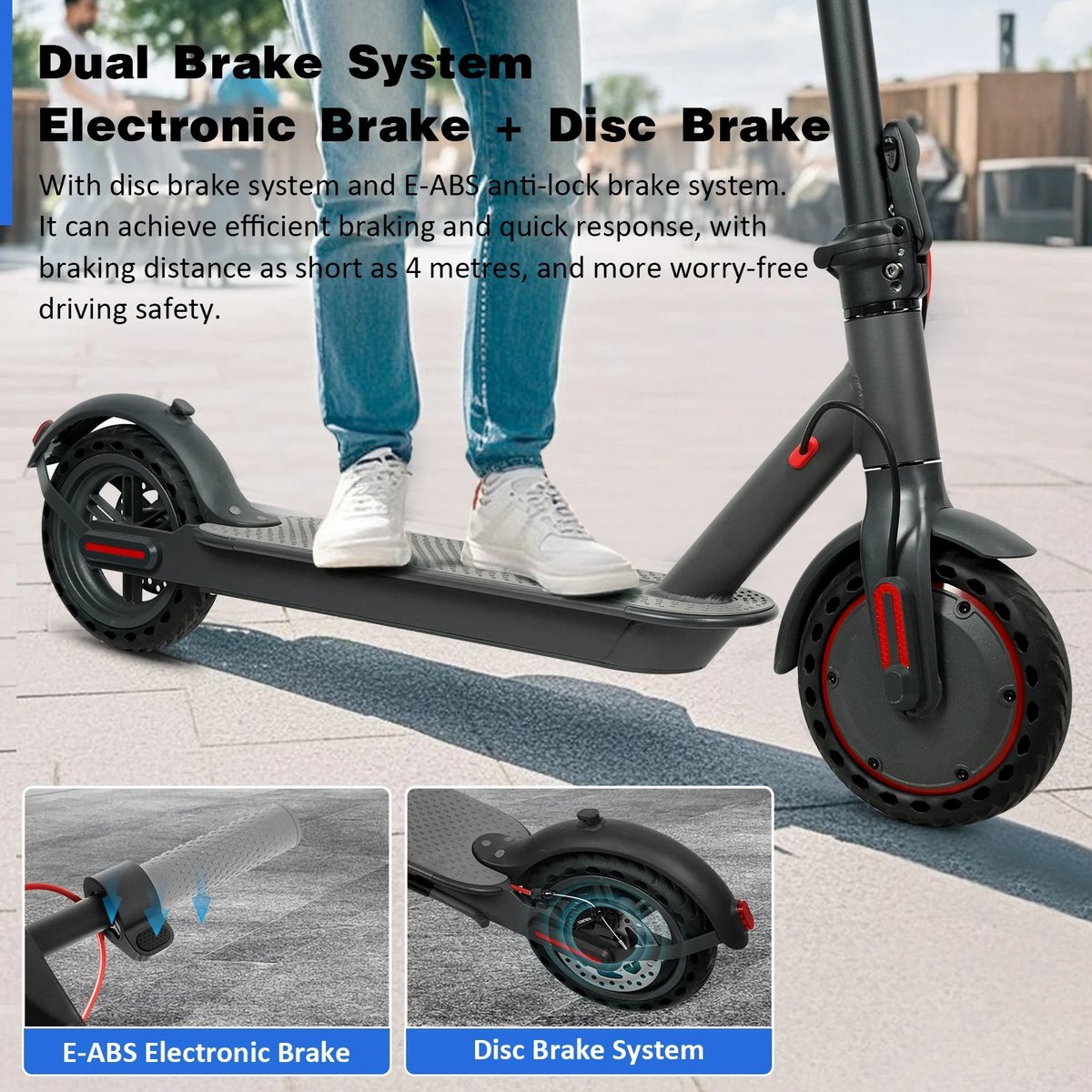 Innovastore Elektrische step - E-scooter - Snelheid tot 31km/h - 25–35 km bereik - 350W - Lichtgewicht Inklapbaar - Smart app Buitenspeelvoertuigaccessoire kopen online