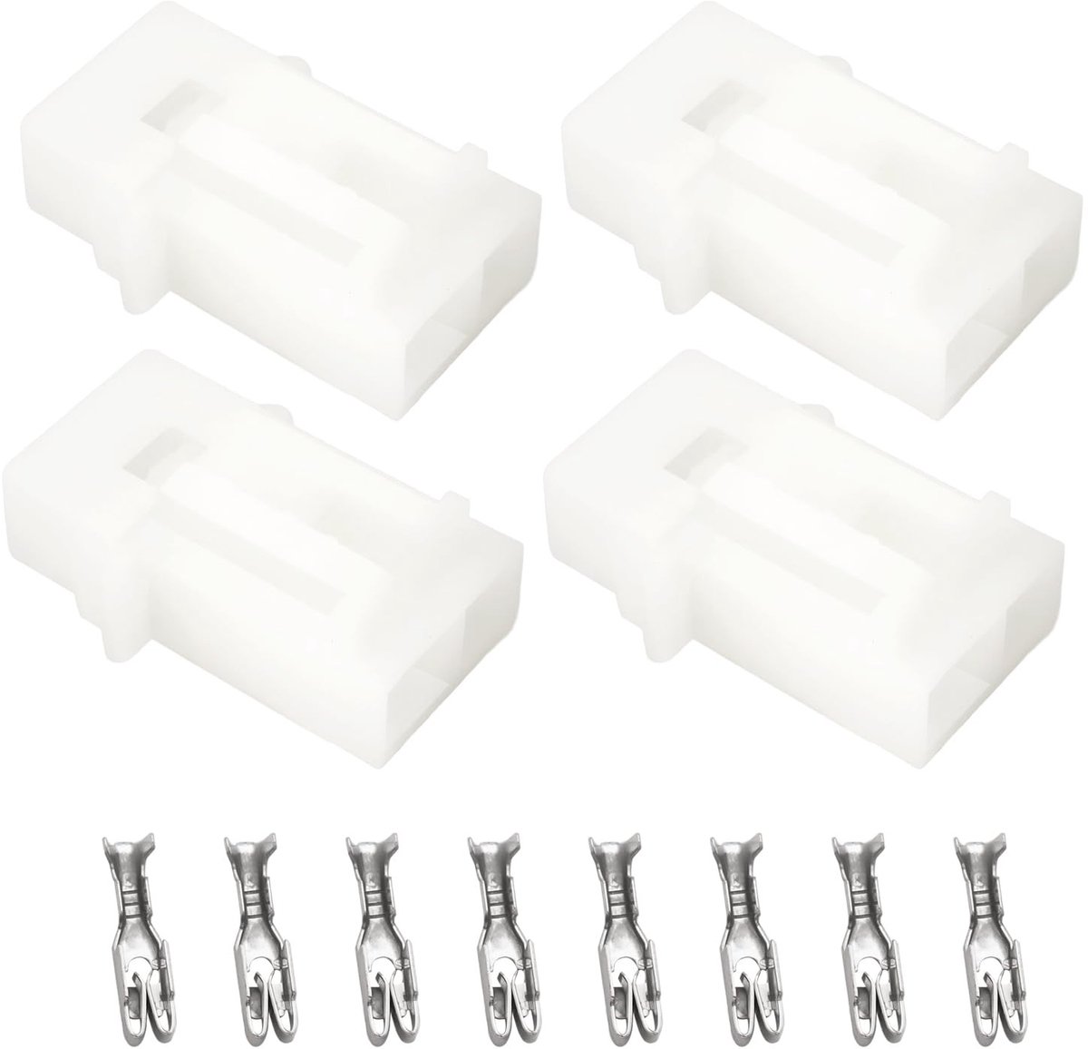 inovra set van 4 auto inline mini blade zekeringhouders met terminals