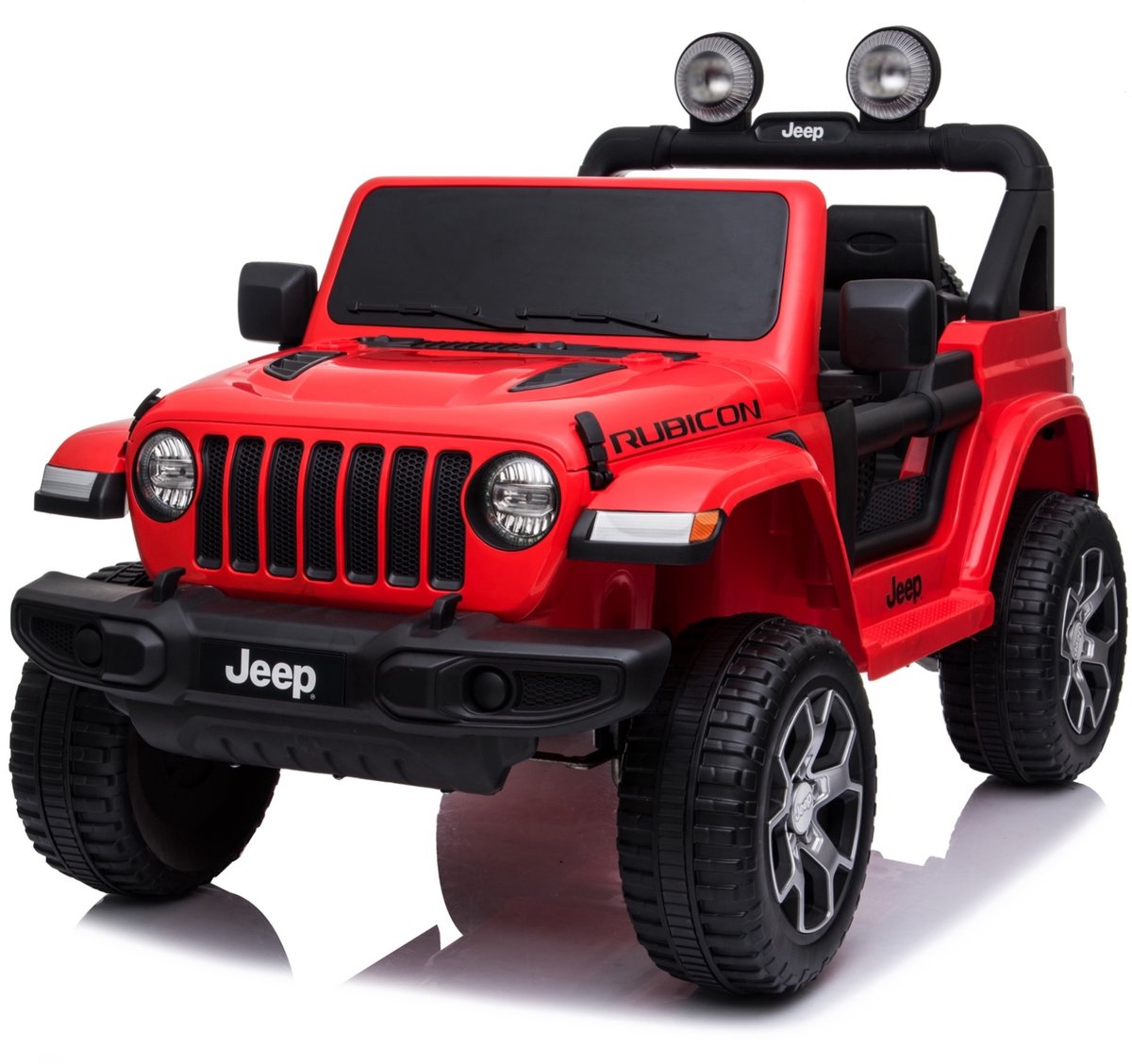 jeep wrangler rubicon 12v kinderauto rood