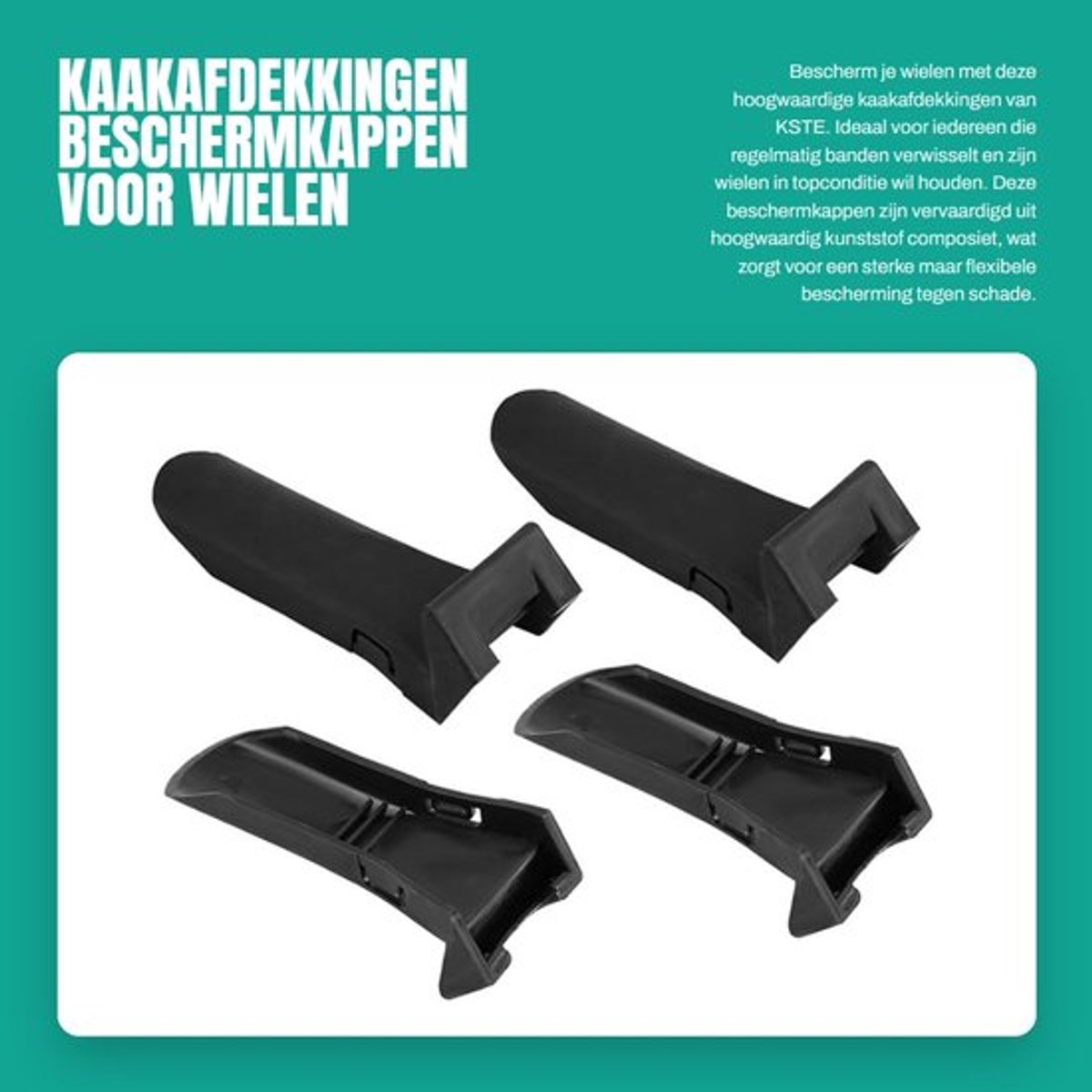 Kaakafdekkingen 4 Stuks - Beschermkappen voor Banden - Slijtvast Kunststof - Flexibel en Duurzaam - Bescherming tegen Schade - Hoge Betrouwbaarheid - Bandenwisselaar Skateonderdeel kopen online