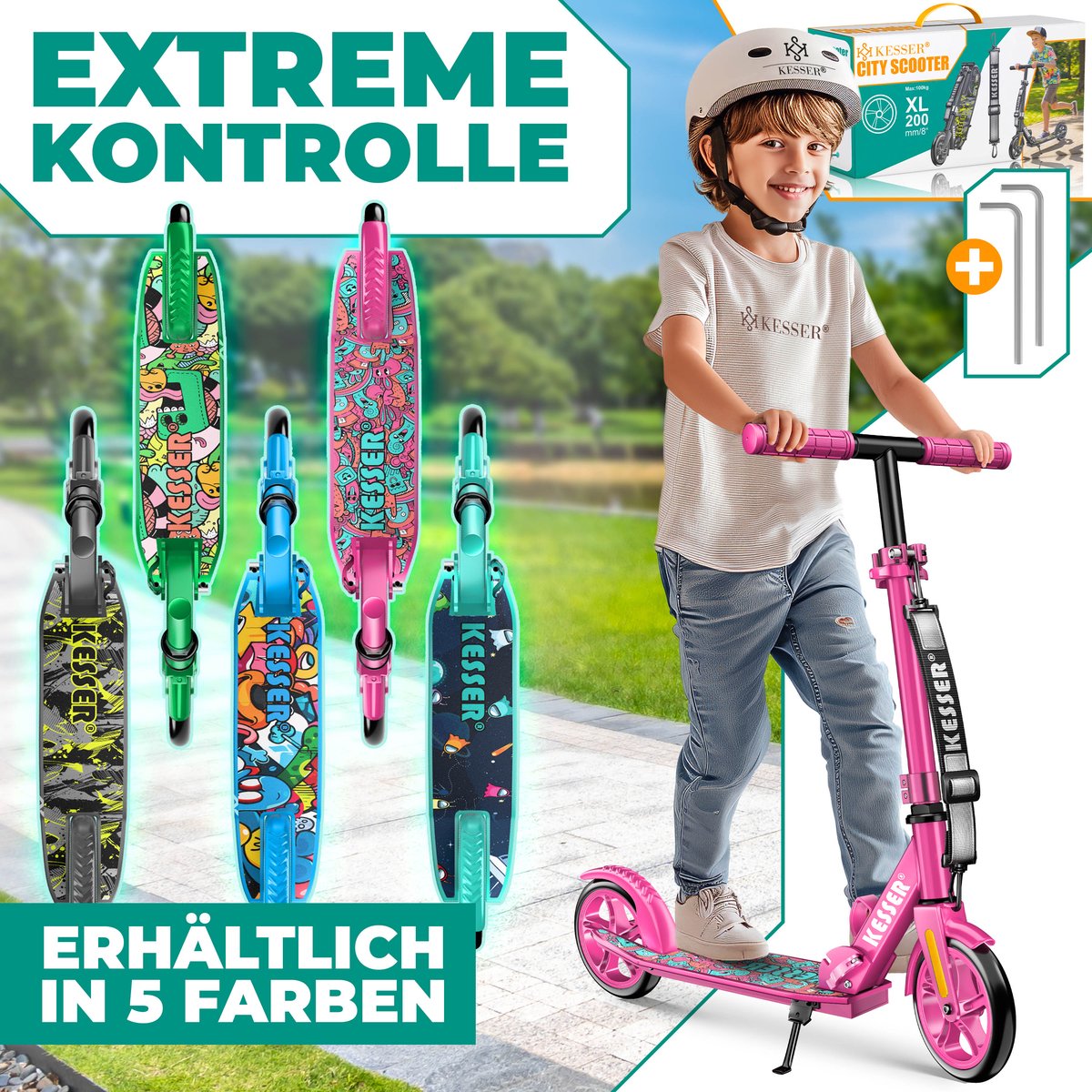 kesser stuntstep kinderstep step voor kinderen en volwassenen tot 100kg en 185cm lang