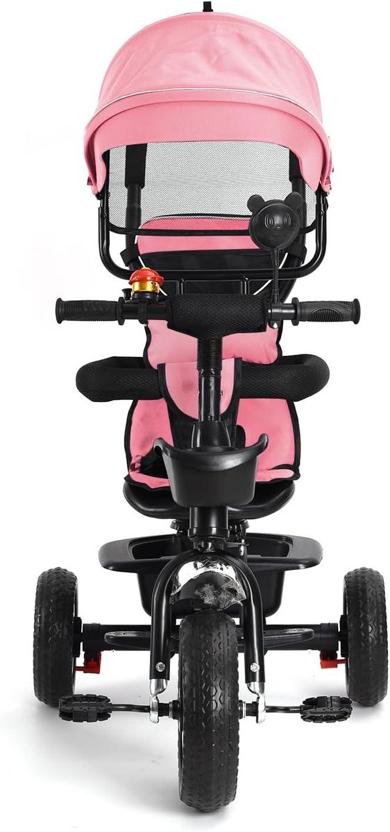 kinder driewieler baby trike kind ontwikkeling 5 in 1 evolutie 1 tot 5 jaar roze
