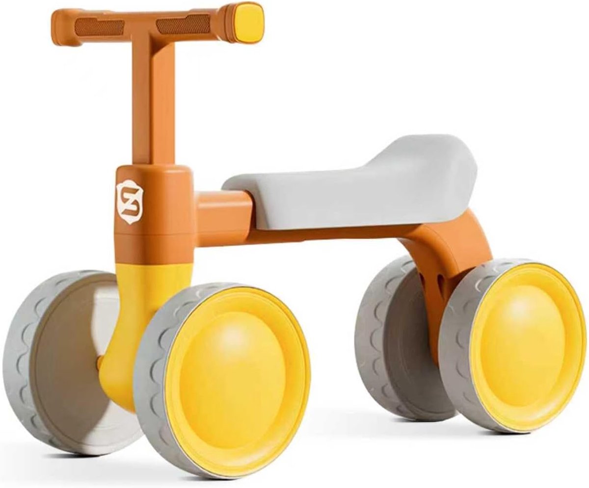 Kinder driewieler - Loopfiets - Buiten spelen - Stevig frame - 52 cm - Oranje Driewieler kopen online