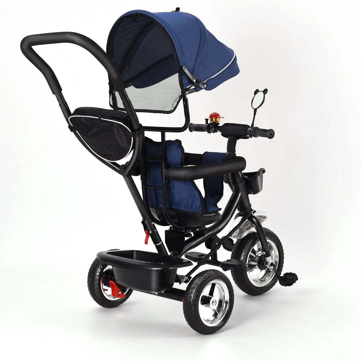 Kinder driewieler - Loopfiets peuter - Buiten spelen - Uitbreidbaar 5-in-1 - 75 x 46 x 106 cm - Blauw Driewieler kopen online