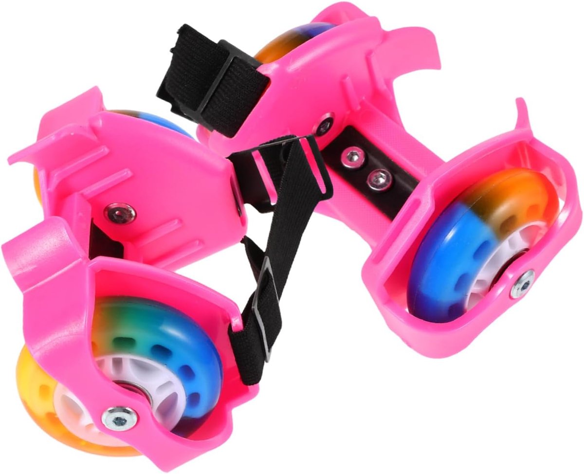 Kinder Rolschaatsen - Schoen skates - Buiten Sport - Lichtgevende wielen - 3.14 inch - Roze Rolschaatsen kopen online