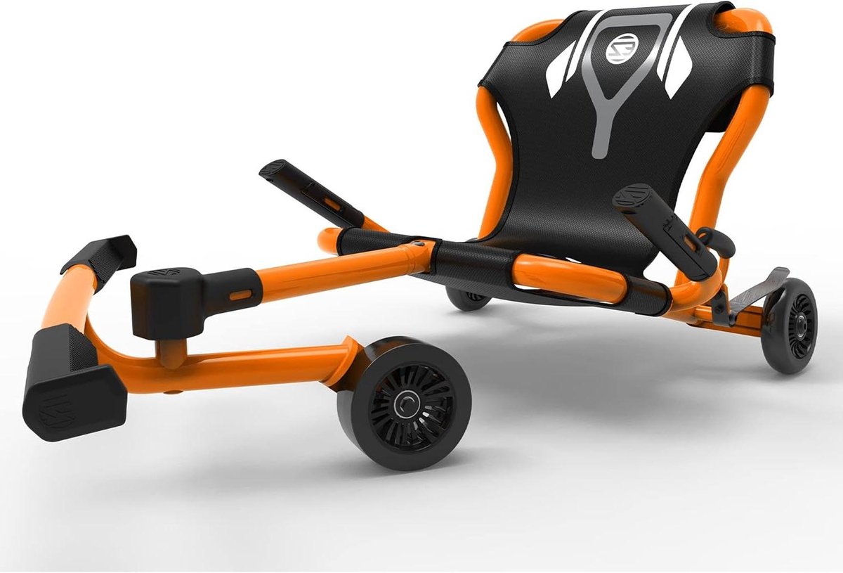 kindervoertuig driewieler buiten spelen aangedreven met benen l 67 107 cm oranje