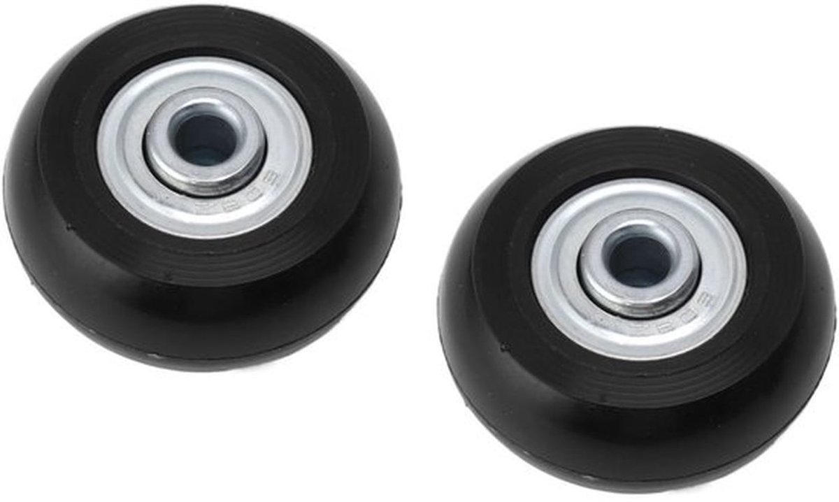 Kofferzwenkwielen Vervangingsset - Stille PU-rubberlagerset - Slijtvast - Geluidsarm - Universele Zwenkwielen - 45 mm x 18 mm - Kofferwielen Skateonderdeel kopen online