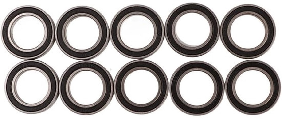 kogellagers 6802rs dubbel verzegeld voor skateboards en rolschaatsen 15x24x5mm metaal set van 10 hoge snelheid groeflagers