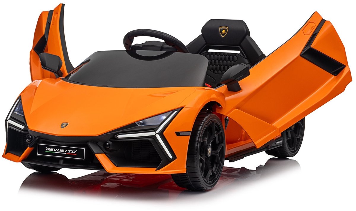 lamborghini revuelto 12v kinderauto oranje