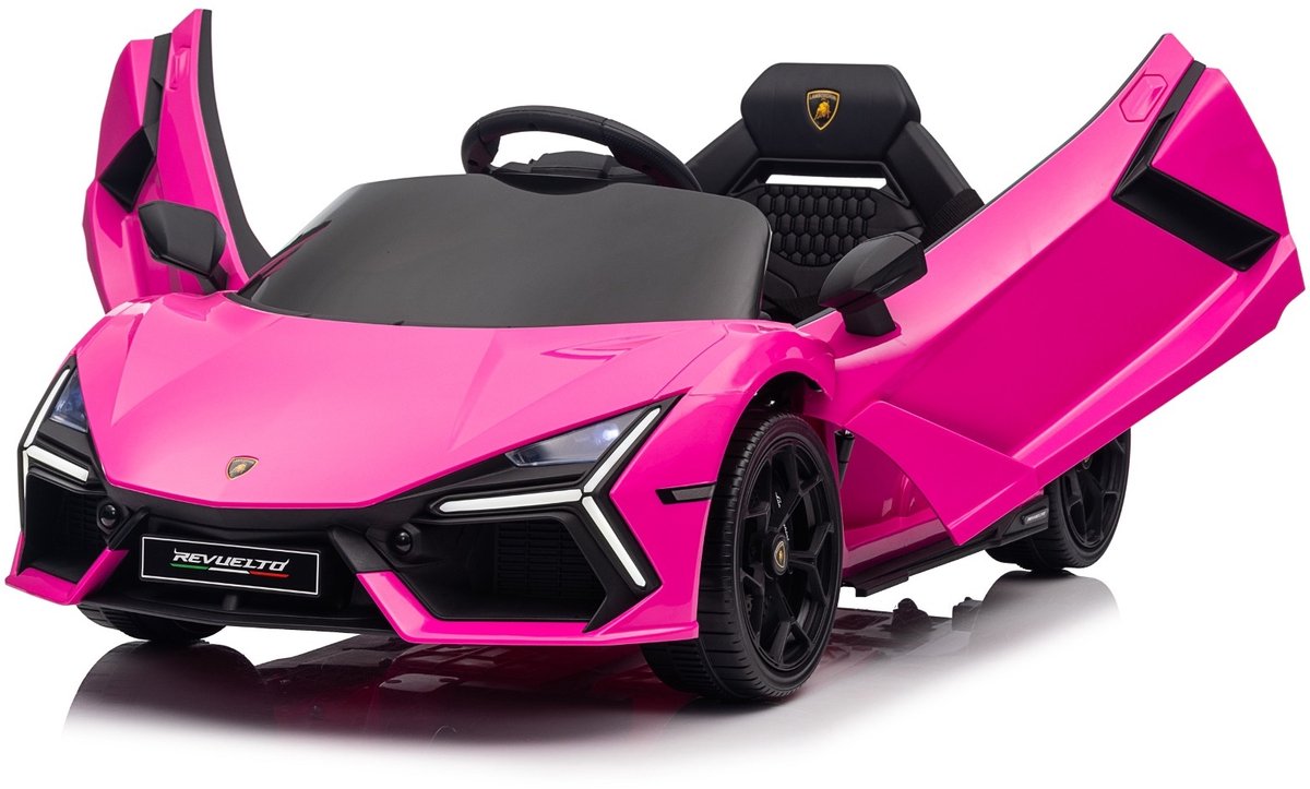 Lamborghini Revuelto 12V Kinderauto Roze Speelgoedaccuvoertuig kopen online