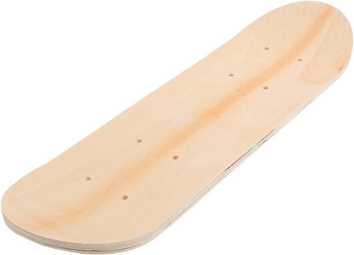 leeg skateboard deck diy skateboard houten deck zelf maken dubbelzijdig overschilderbaar 43x12 5 cm beige