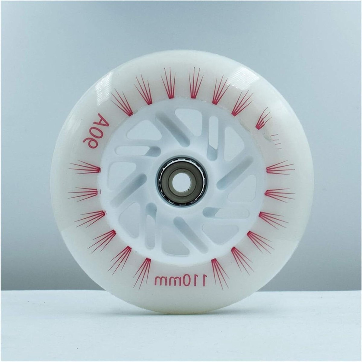Lichtgevende Wielen - Skeeler Onderdelen - Recreatief Skeeleren - Zelfopwekkende Energie - Set van 2 - Rood Skateonderdeel kopen online