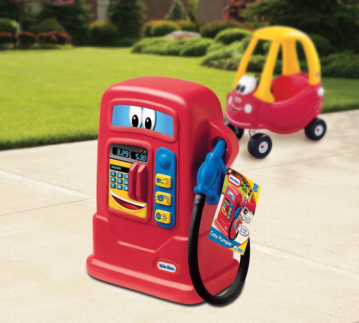 little tikes cozy pumper pompstation