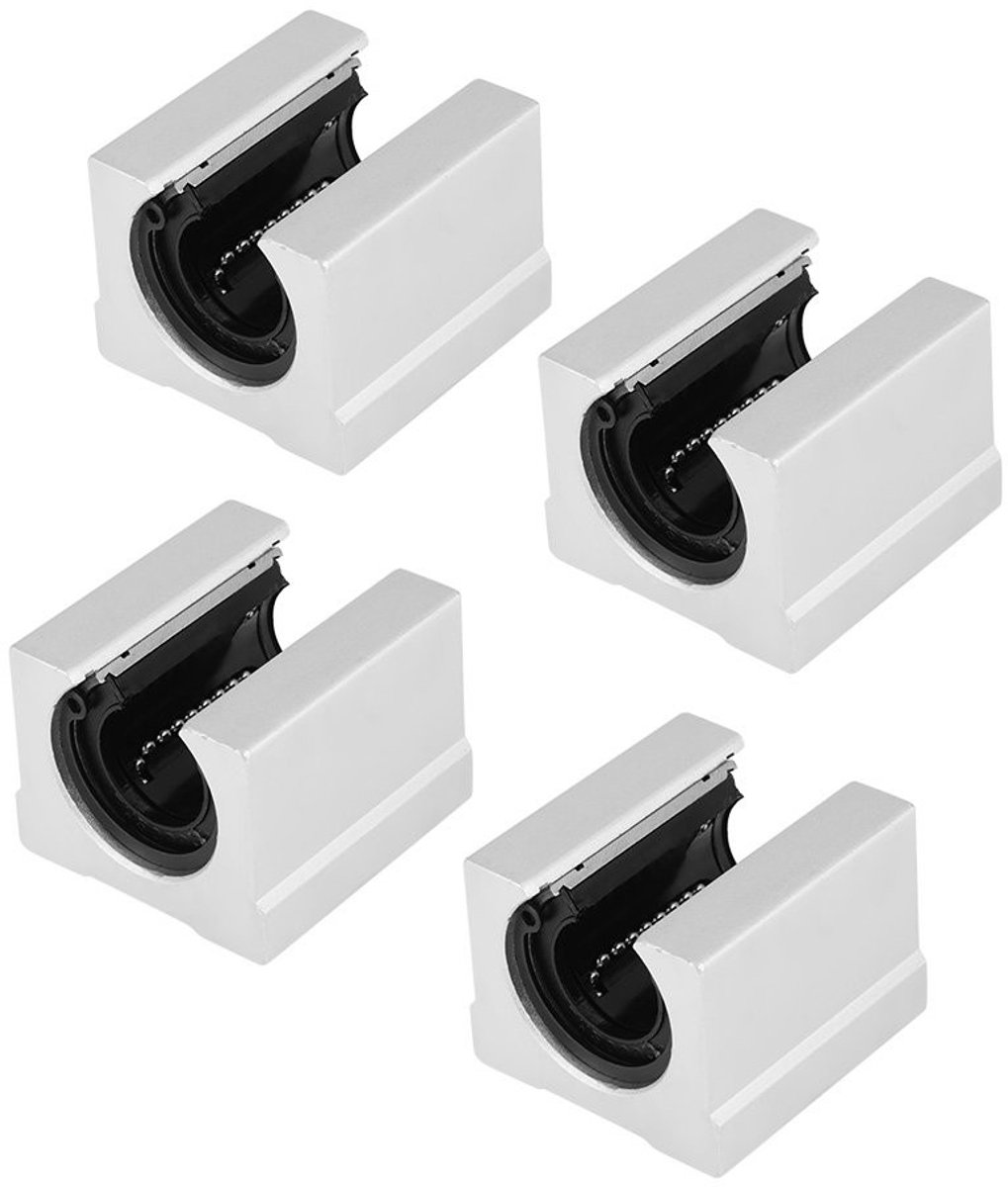 LIVIA HOME- Lineaire Lagers 20 mm - 4 Stuks - Aluminiumlegering - Hoge Precisie - Open Blokken - Geschikt voor 3D-printers - Lager Skateonderdeel kopen online