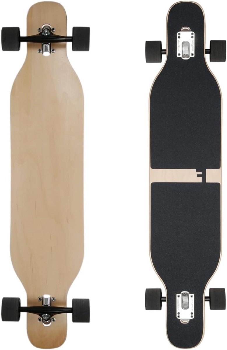Longboard - Cruiser board - Vrij rijden - Camber constructie - 106cm lang - Multi Longboard kopen online