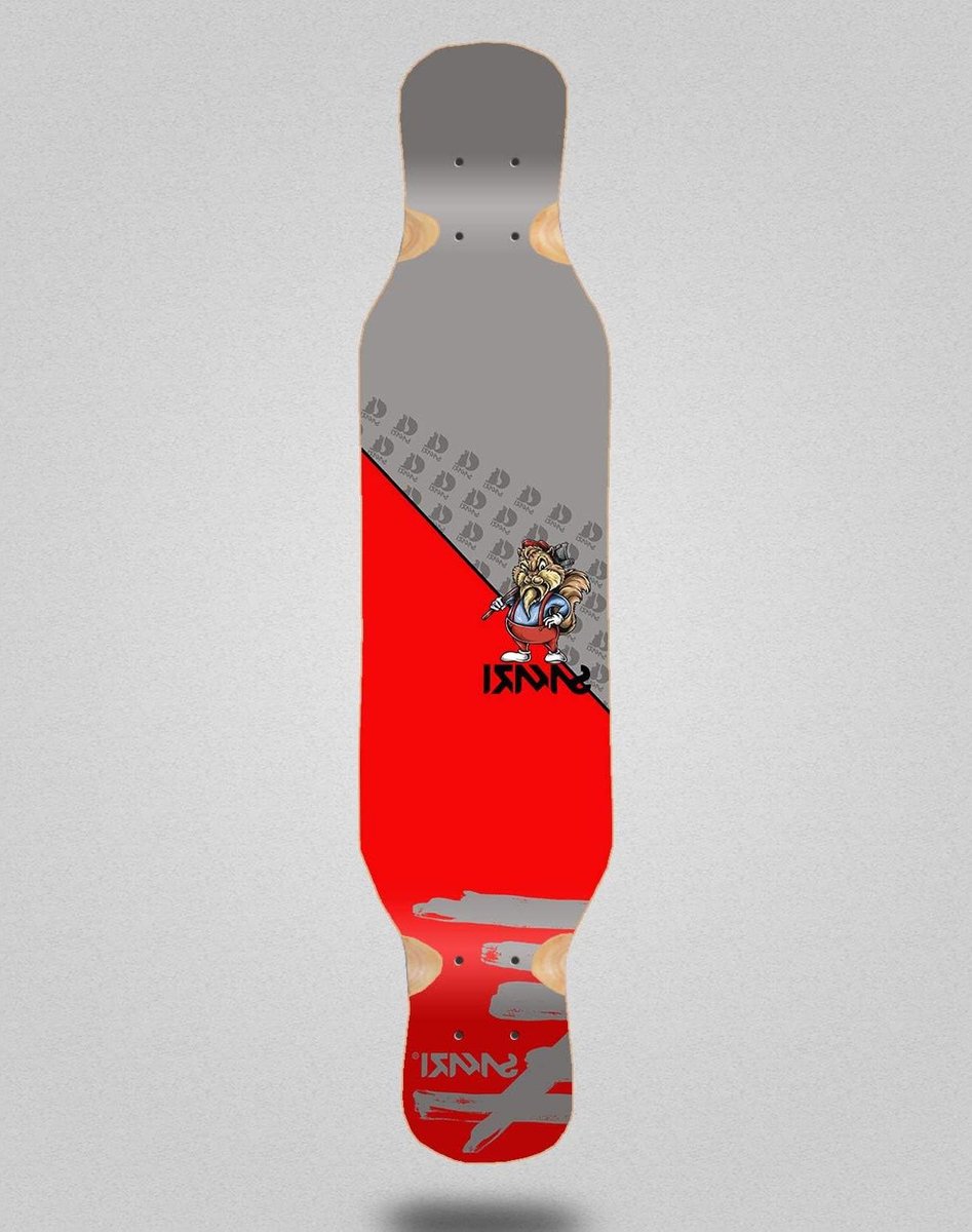 longboard dek skateboard dek skateboarden sakari castor 46x10 inch niet gespecificeerd