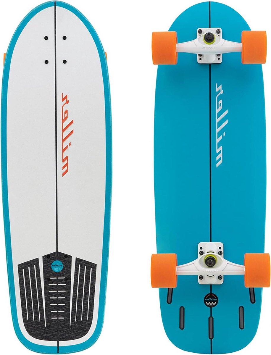 Longboard skateboard - Surf skate - Asfalt surfen - Surfen op straat - 80 cm lengte - Multicolor Longboard kopen online