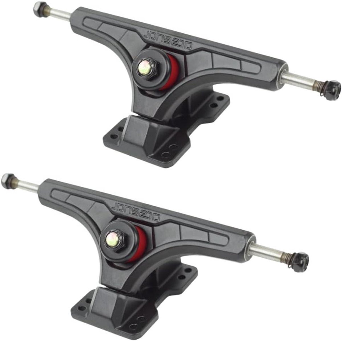 Longboard Trucks - Skateboard Onderdelen - Freeride Carven - Chemisch Gebonden Assen - 165mm 50 Graden - Zwart Skateonderdeel kopen online