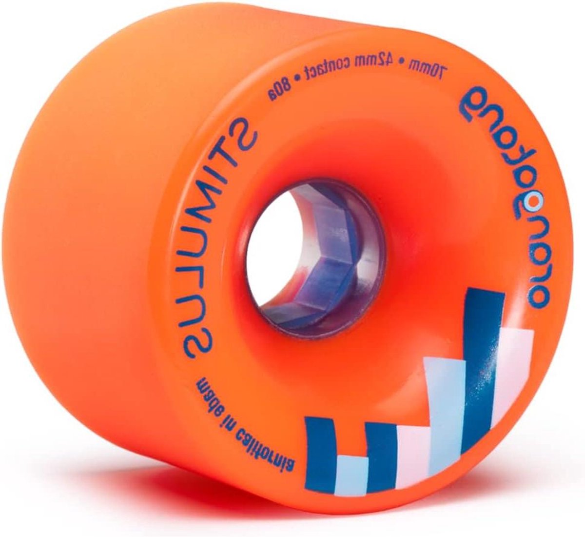 longboard wielen skateboard onderdelen freeride skaten offset lagerzitting 70 mm oranje