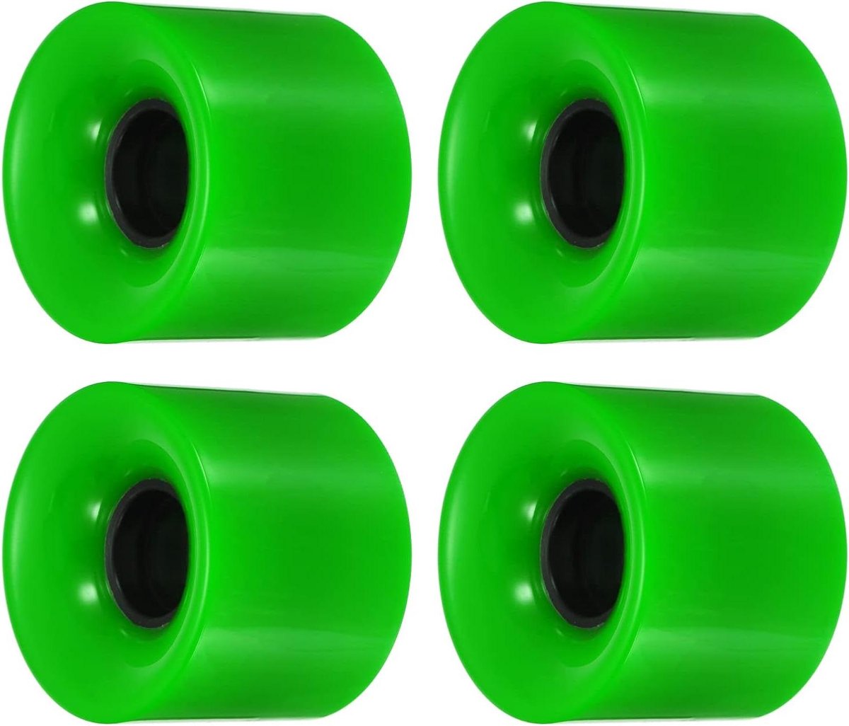 Longboard Wielen - Skateboard Wiel - Skateboard Onderhoud - 78A Hardheid - 60mm - Groen Skateonderdeel kopen online