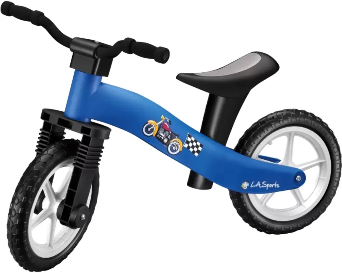 Loopfiets La Sports Blauw 12" Loopfiets kopen online
