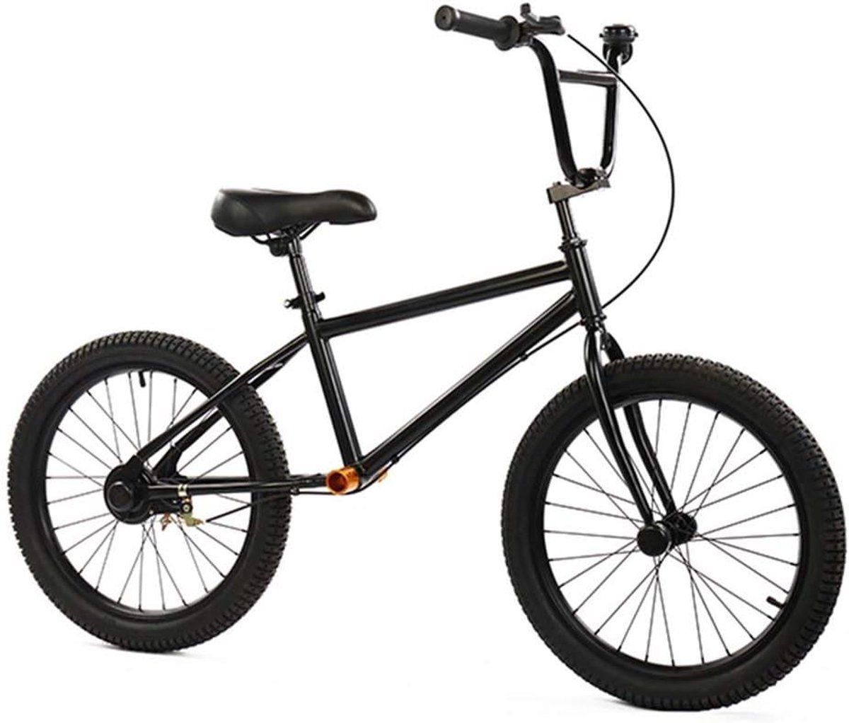 loopfiets voor volwassenen oefenfiets beginners balans leren verstelbaar frame 20 inch wielen zwart