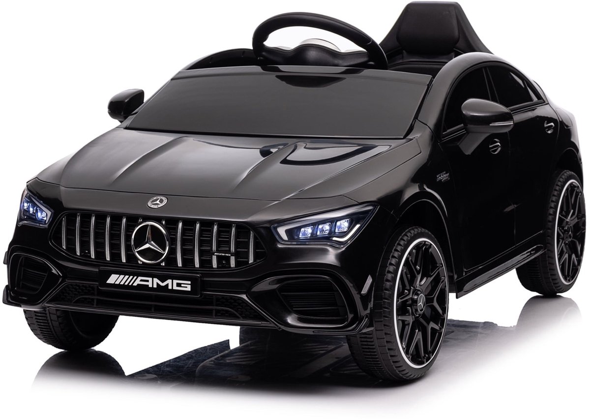 mercedes cla45 amg 12v kinderauto zwart