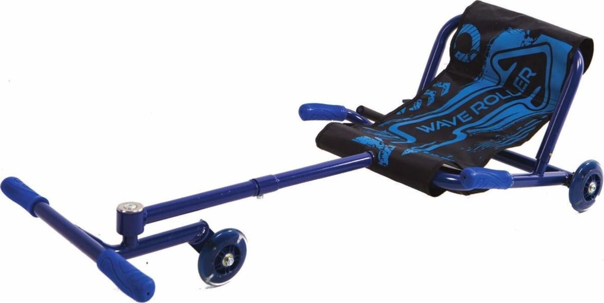 merkloos wave roller wiel verlichting 95 x 45 x 30 cm blauw