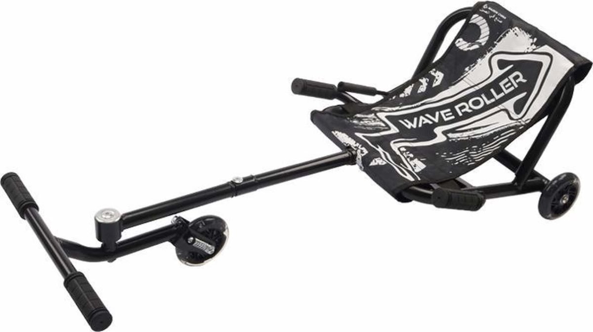 merkloos wave roller wiel verlichting 95 x 45 x 30 cm zwart