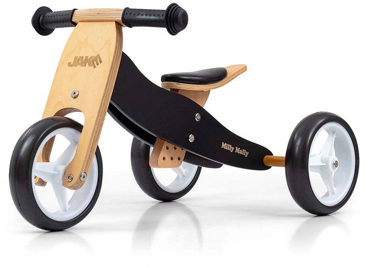 Milly Mally Jake houten kinderfiets 2-in-1 - Loopfiets Kinderfiets kopen online