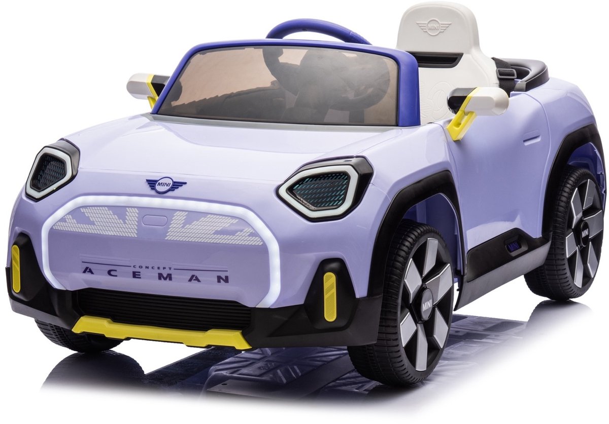 Mini Aceman 12V kinderauto Paars Speelgoedaccuvoertuig kopen online