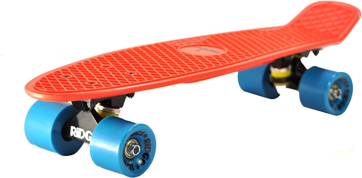 mini cruiser skateboard compact board stad cruisen handgemaakt ontwerp 56 cm rood zwart blauw