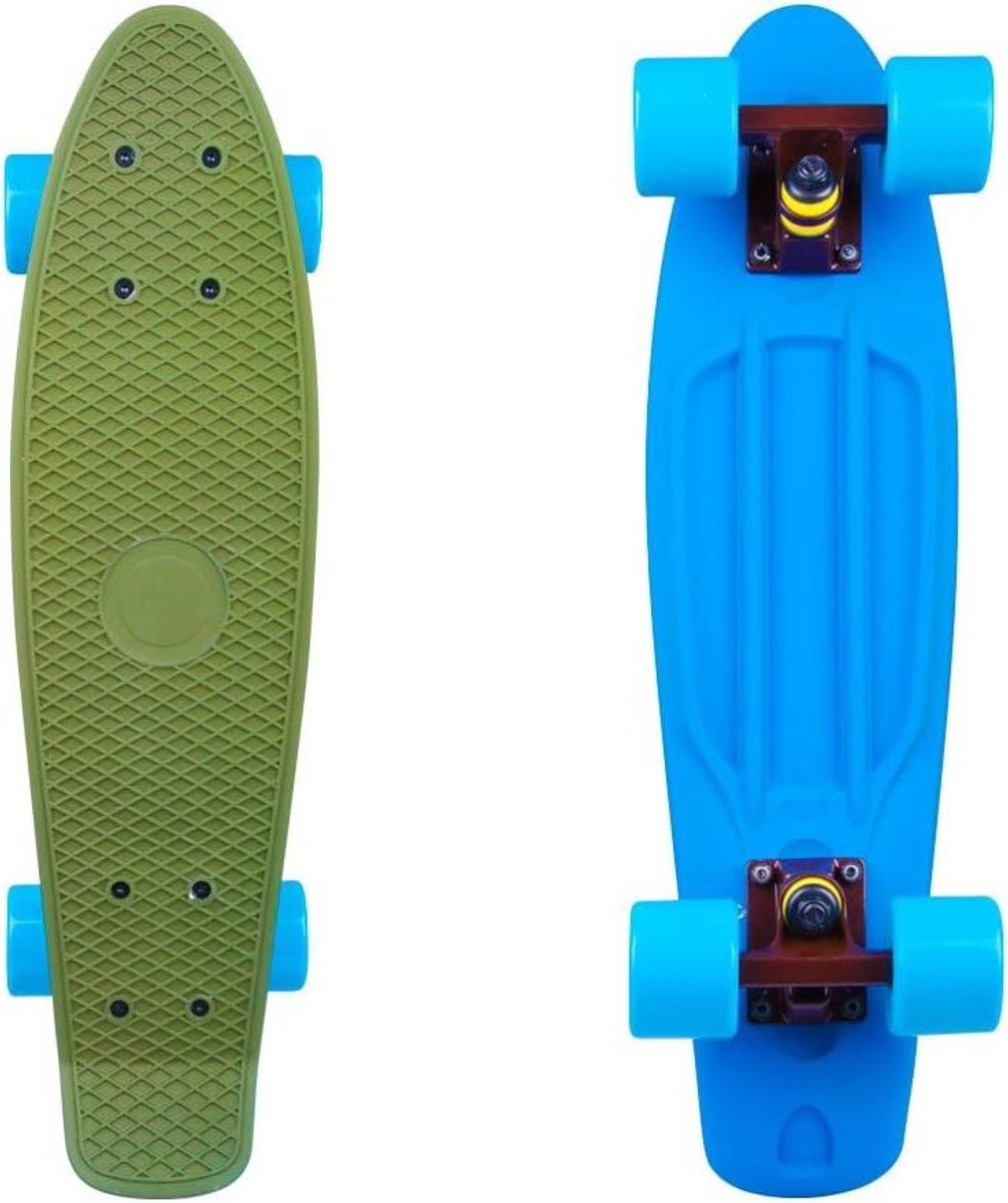 Mini Skateboard - Penny Board - Stadstransport - Aluminium Deck - 22 inch - Zonnestraal Kleuren Skateonderdeel kopen online
