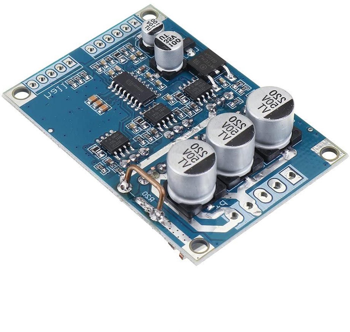 motor controller bldc driver snelheid regelen zonder hall sensor 12v 36v 20a groen