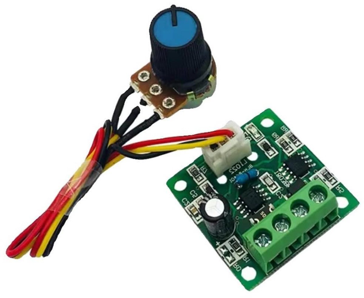 Motortoerentalregelaar - Snelheidsschakelaar Module - Elektronica Projecten - PWM Snelheidsregeling - 2A Capaciteit - Groen Loopmotor kopen online