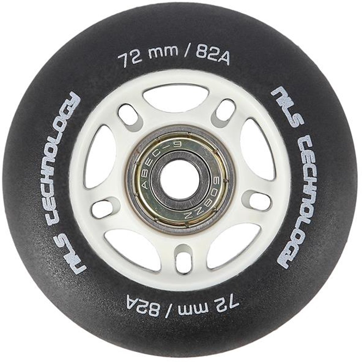 Nils Extreme - PU Wielen Set - 72x24mm - Zwart Mat - ABEC-9 Lagers Skateonderdeel kopen online