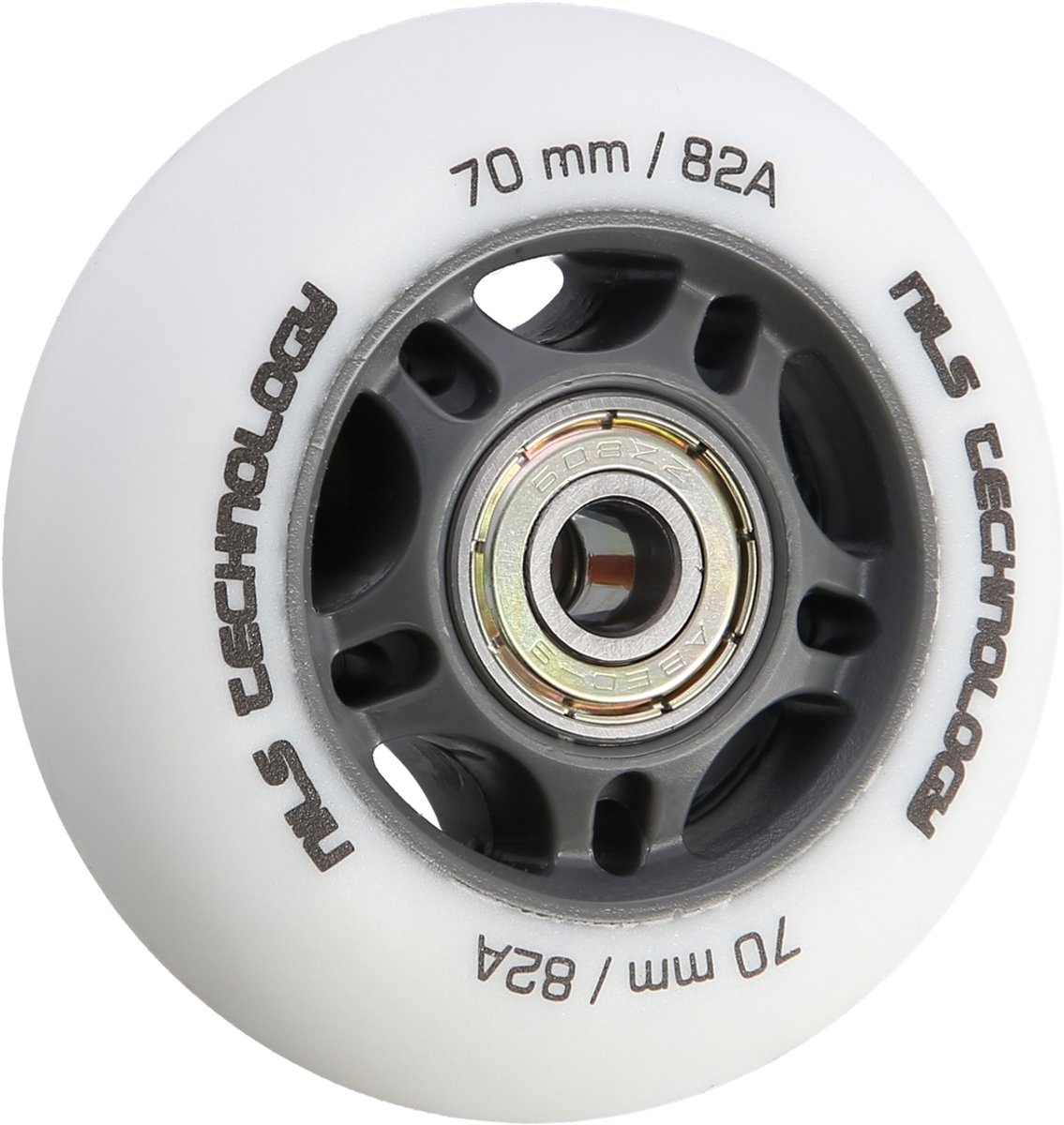 nils extreme skating accessoireset pu wielen 70x24 mm 82a abec 9